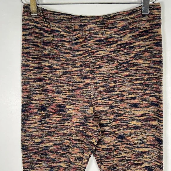 Free People Seamless Legging M Heathered Brown Textured Elastic Waist Pants - Picture 4 of 9